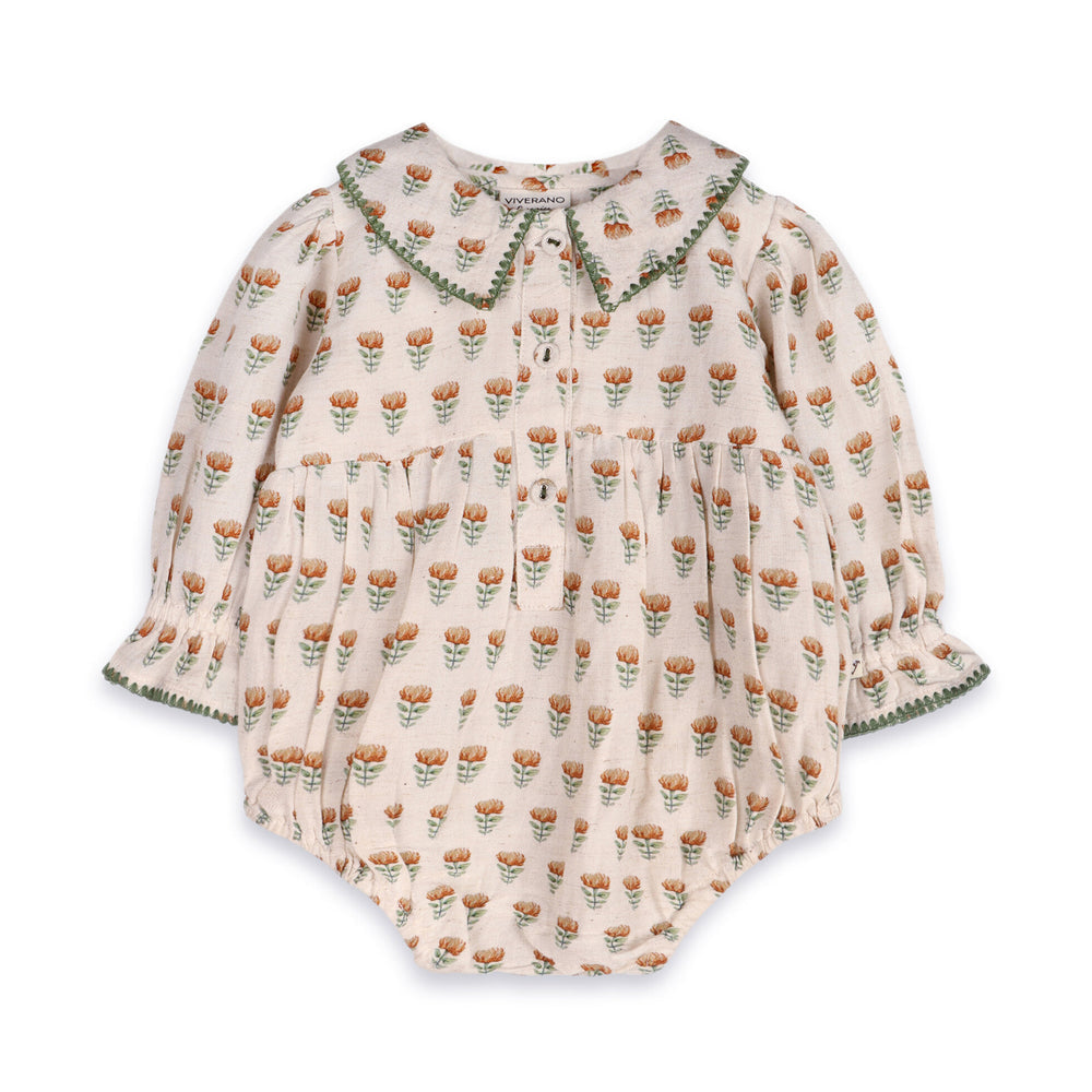 Floral Block Print Bubble & Headband Set