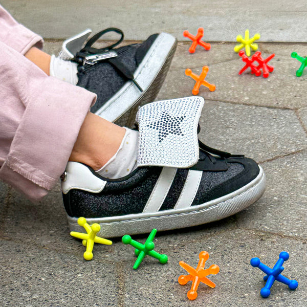 Cruise Black Glitter Low Top Sneakers