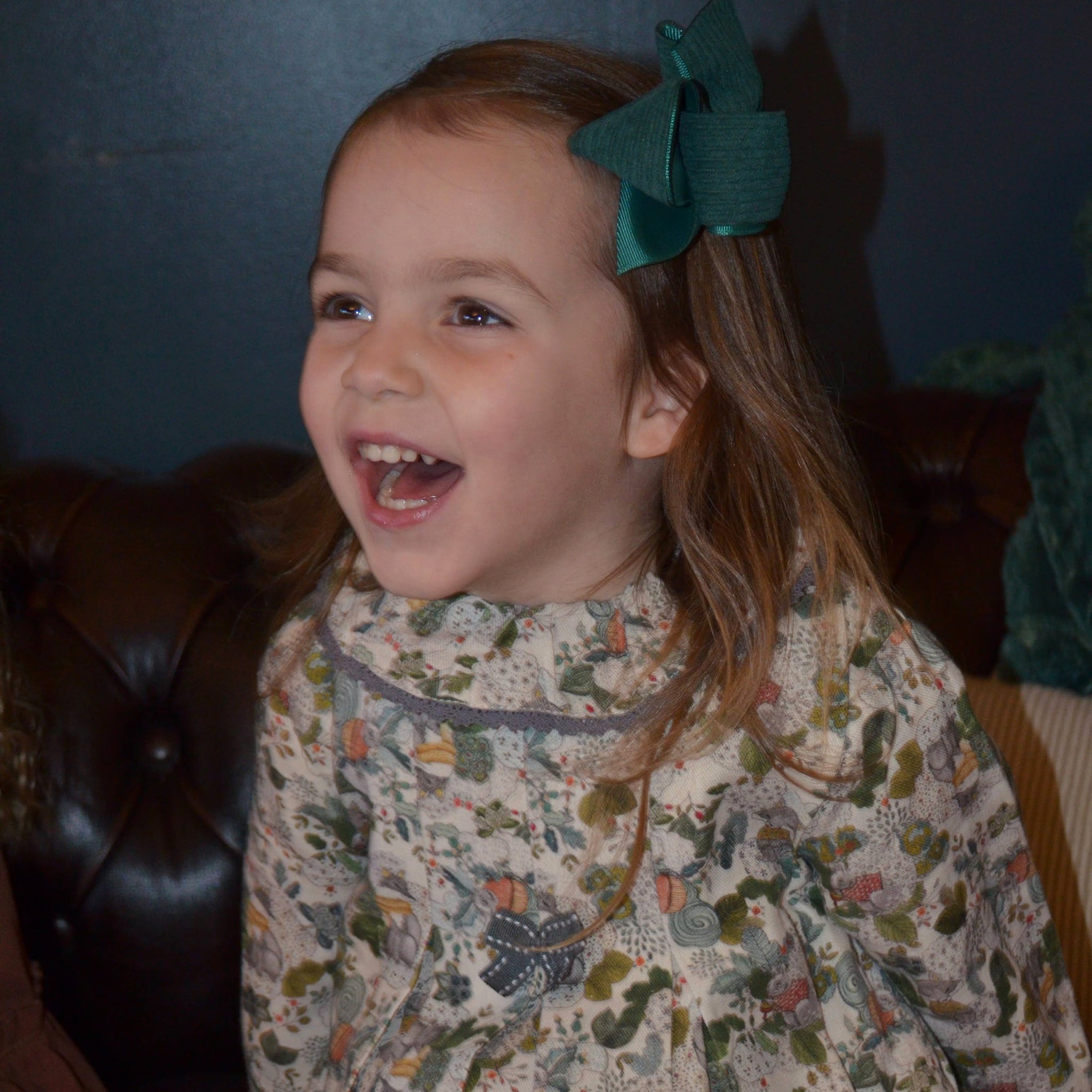 Fall Floral Dress and Socks