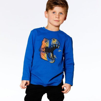 Cobalt Blue Dino Jersey T-Shirt