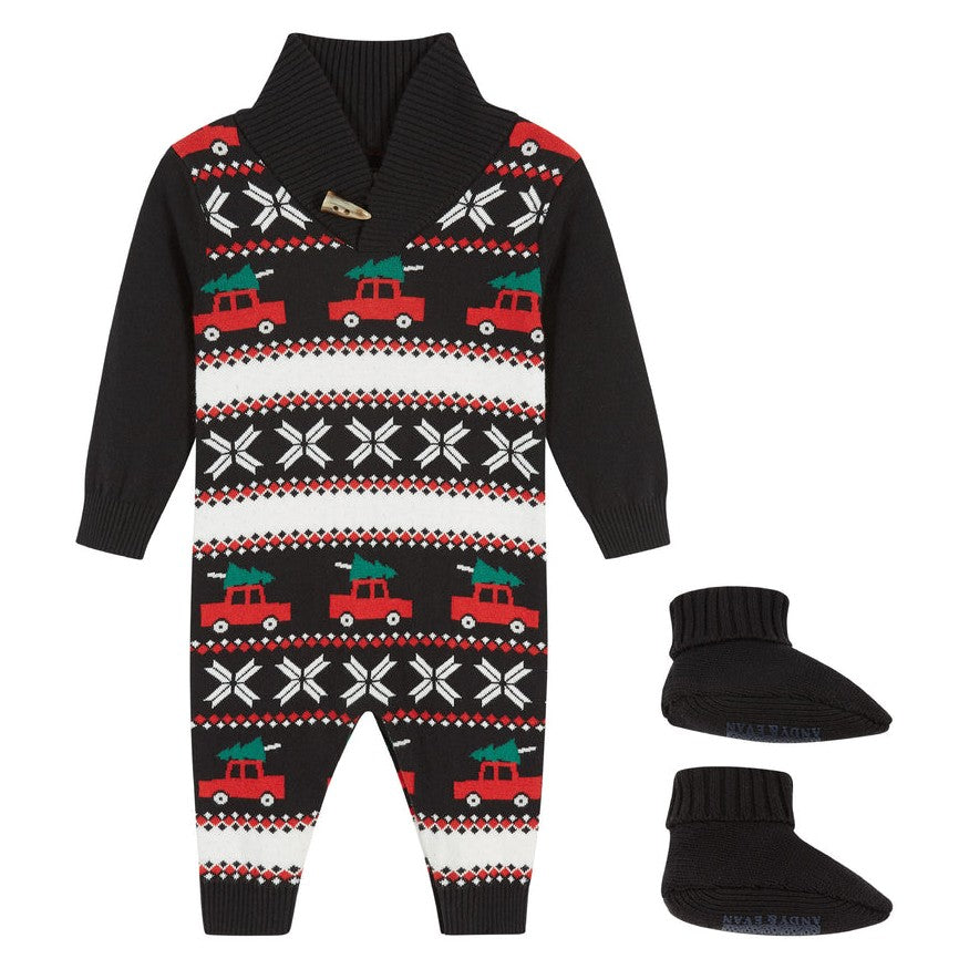 Holiday Romper and Booties