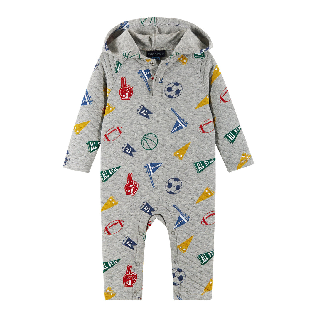 Varsity Hooded Romper