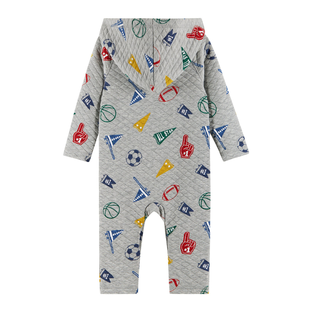 Varsity Hooded Romper