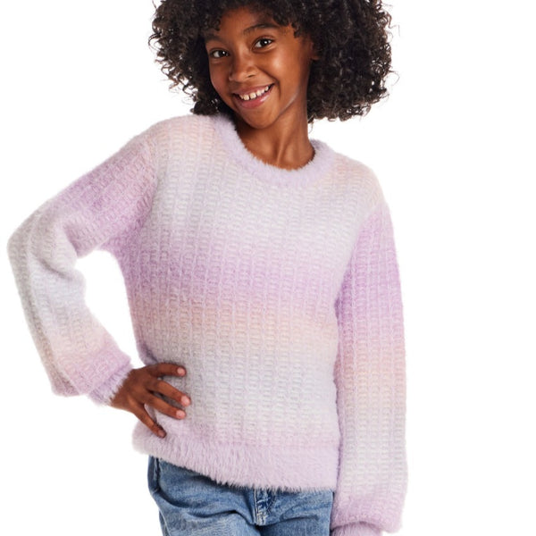 Lavender Ombre Sweater