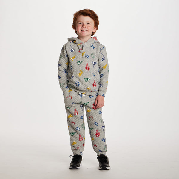 Varsity Hooded Lounge Set