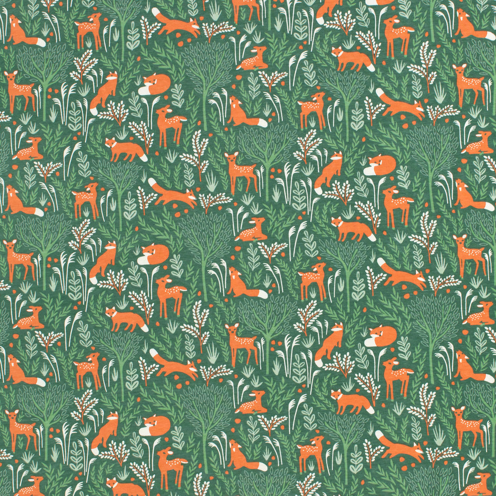 deer & Fox Long Sleeve Romper