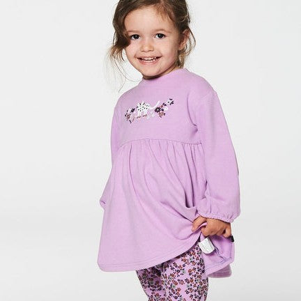 Lilac Tunic with Mini Flowers Legging