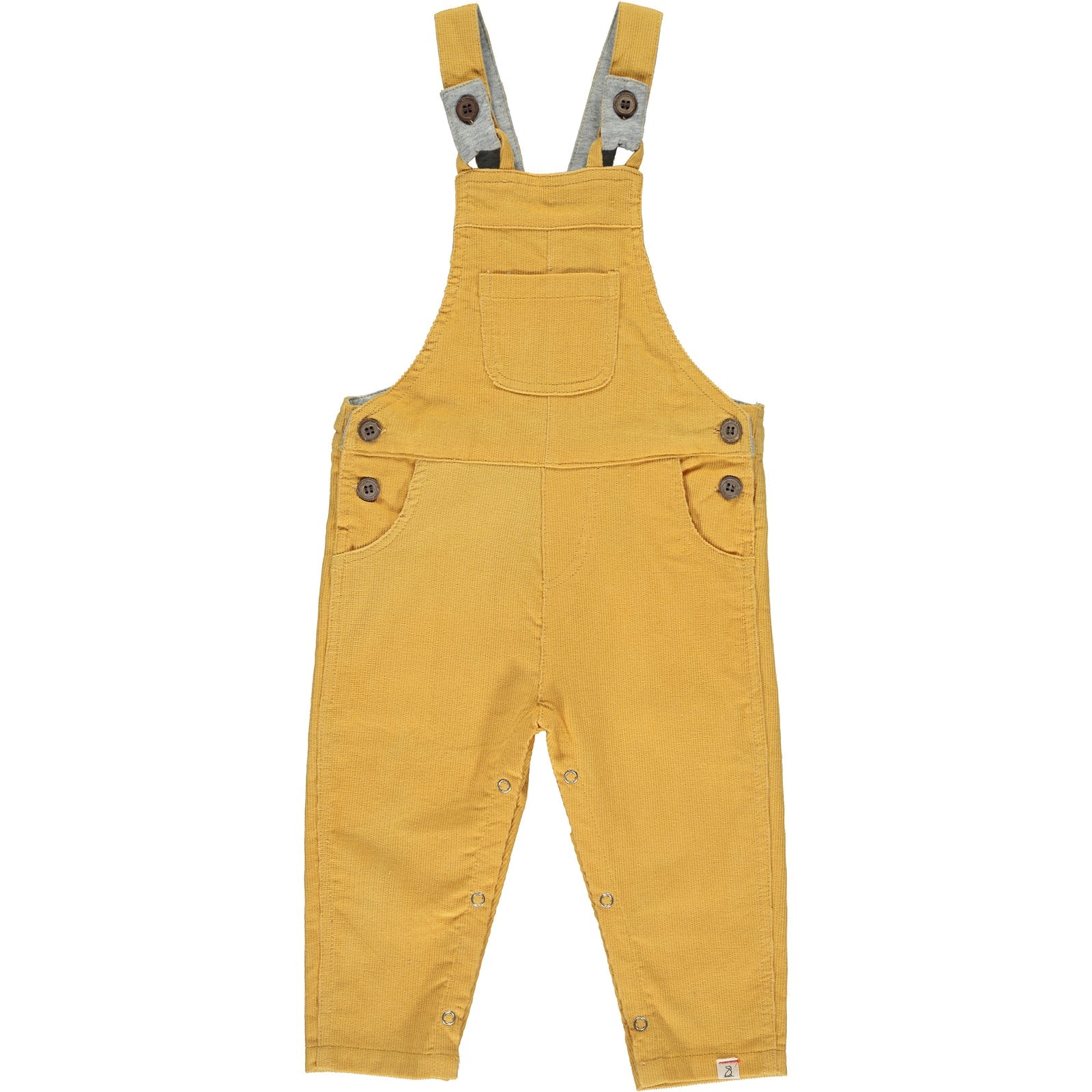 Blue & Gold Plaid Onesie and Corduroy Overall