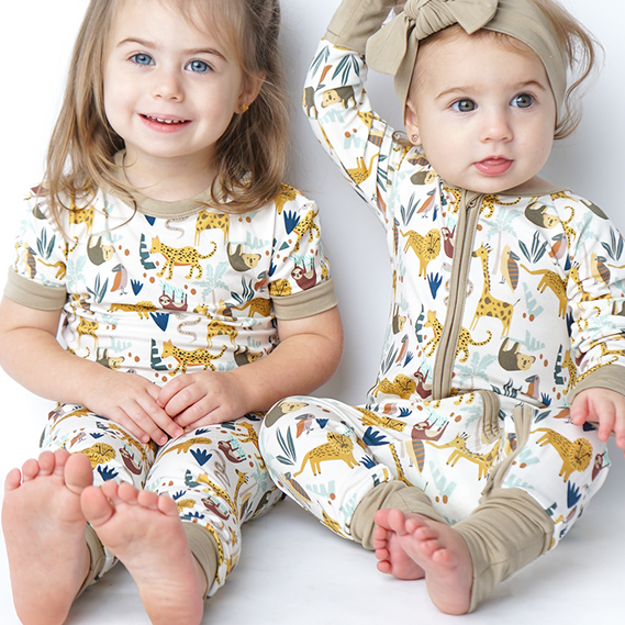 Jungle Friends Short Sleeve PJ Set