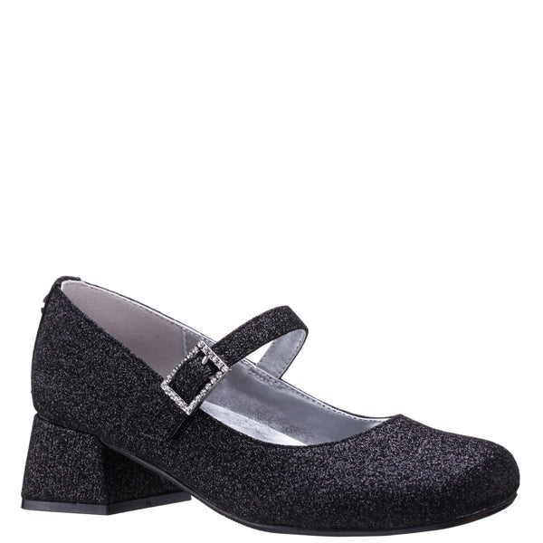 Mila Black Glitter Shoes