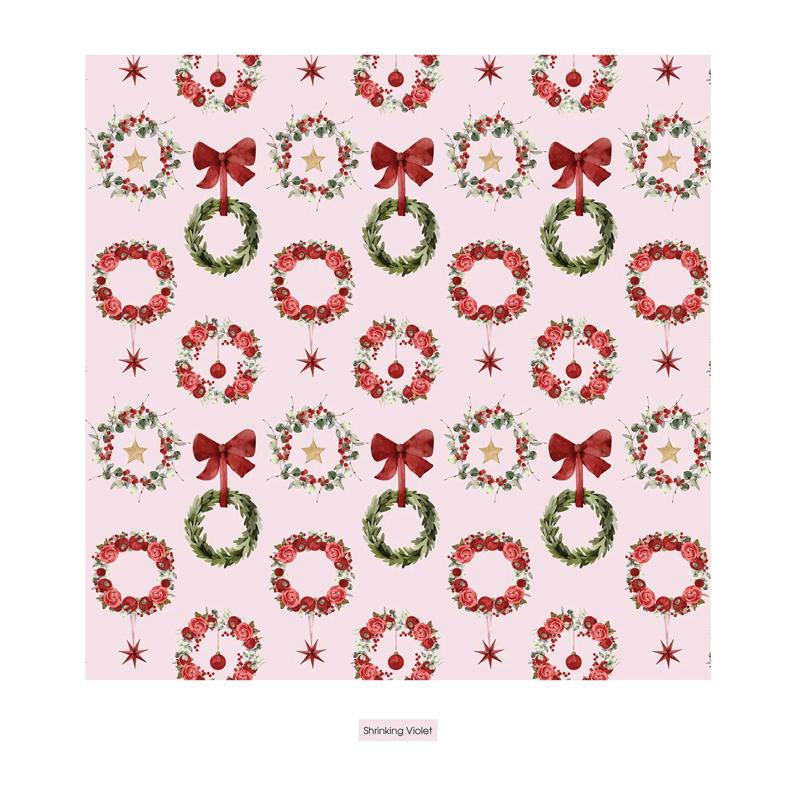 Ruffle Footie with 2 Way Zipper in Shrinking Violet Wreath