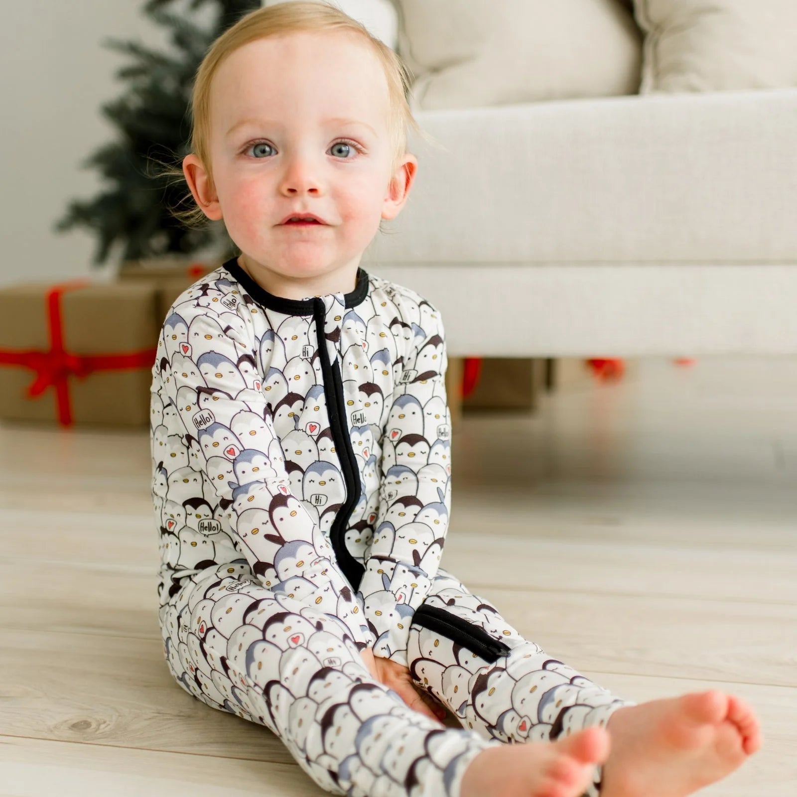 Penguin Print Convertible Coverall