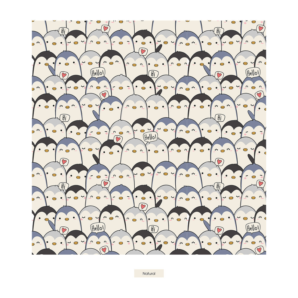 Penguin Print Pajama Set