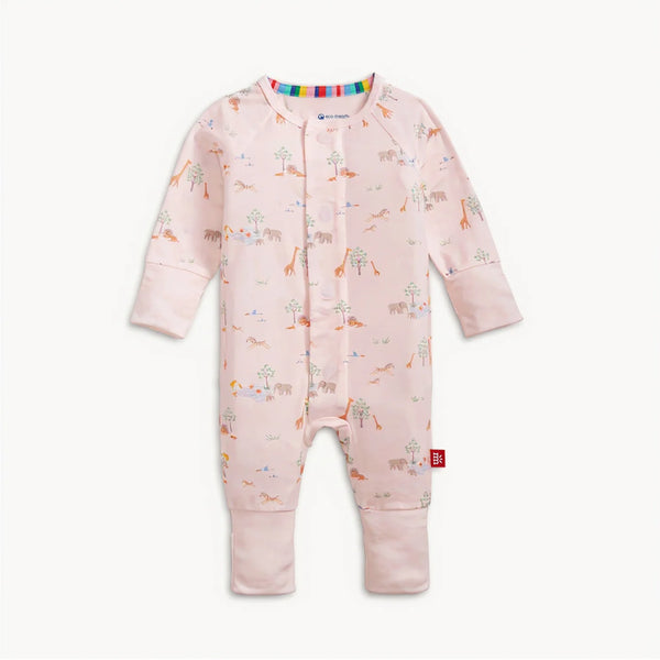 Serene Safari Pink Magnetic Convertible Coverall