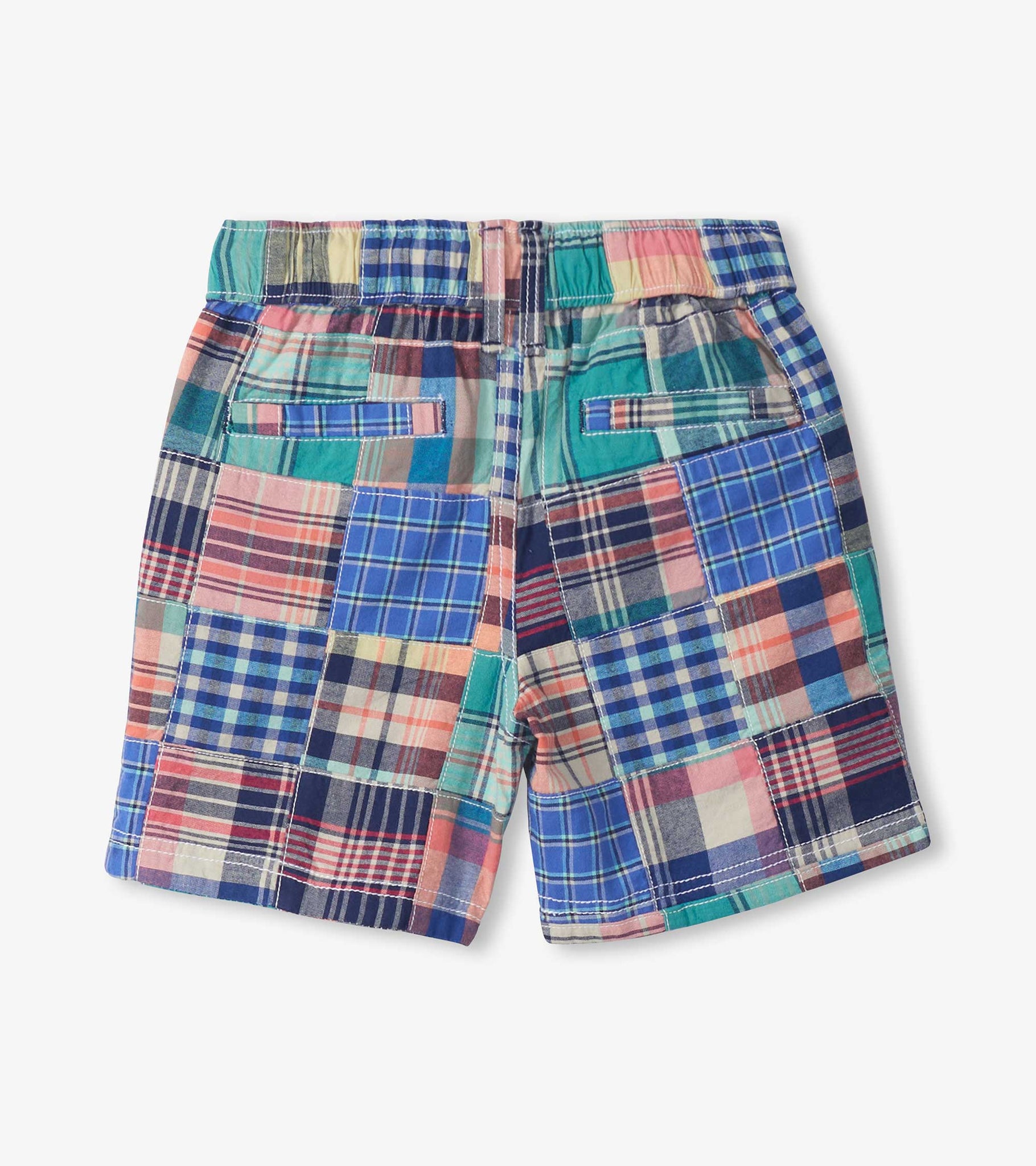 Vintage Madras Woven Shorts