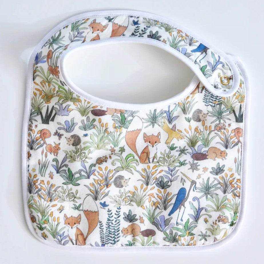 Fox, Bib & Blanket Set