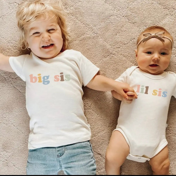 Lil Sis Organic Cotton Onesie