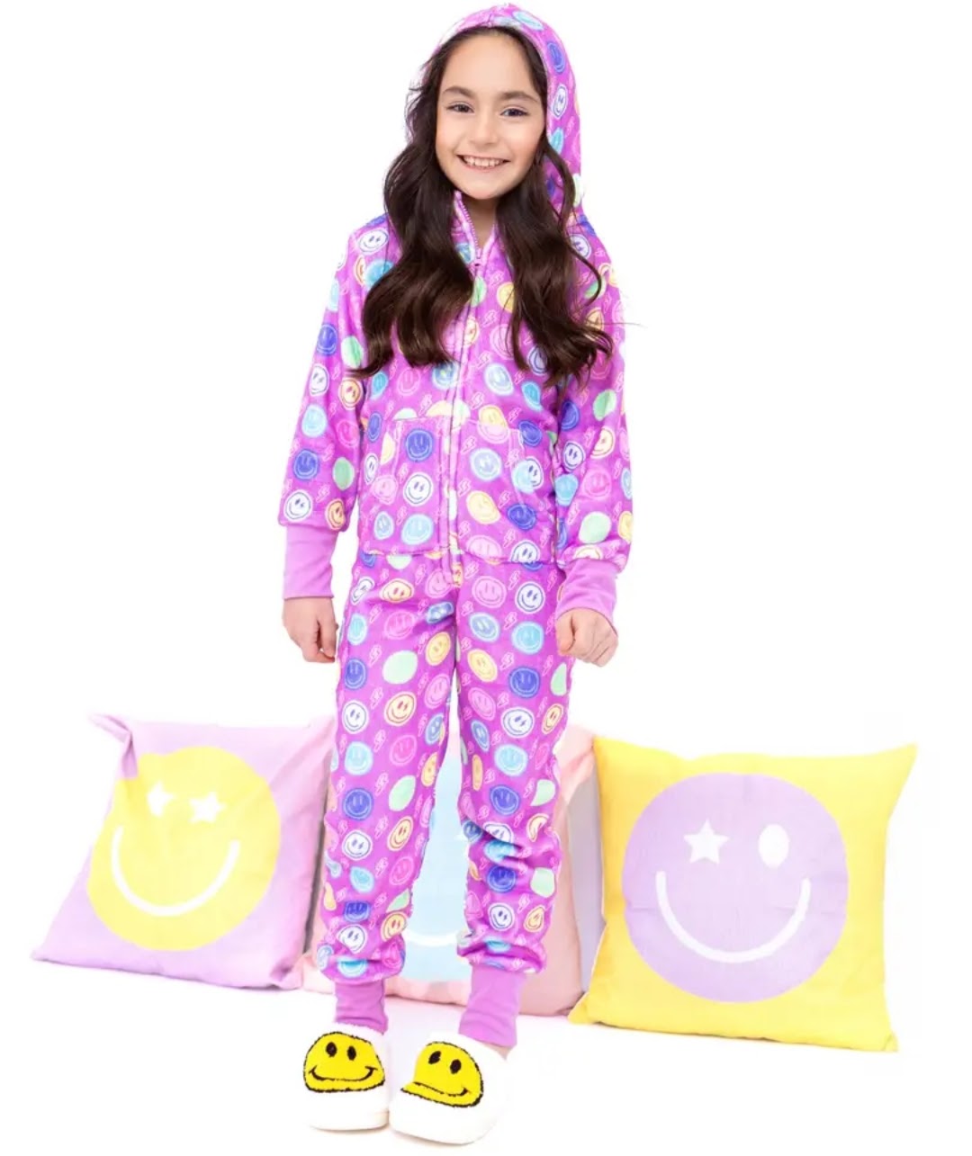 Smiley Face Plush Onesie