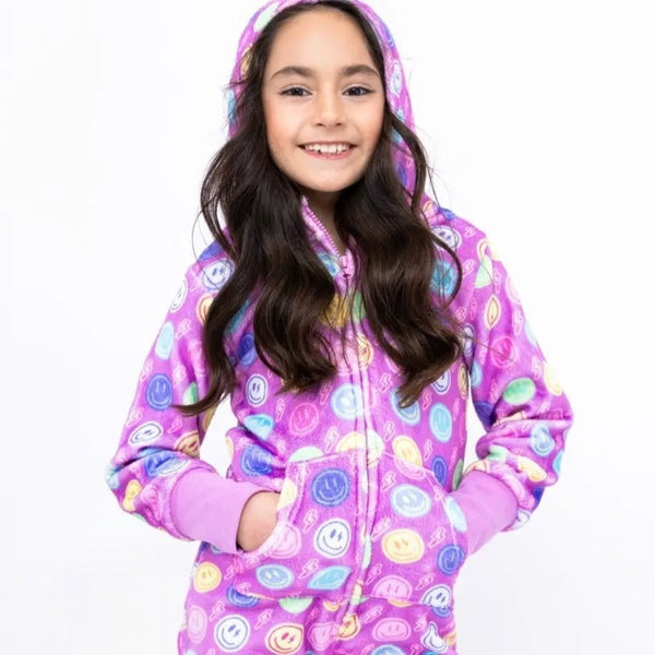 Smiley Face Plush Onesie