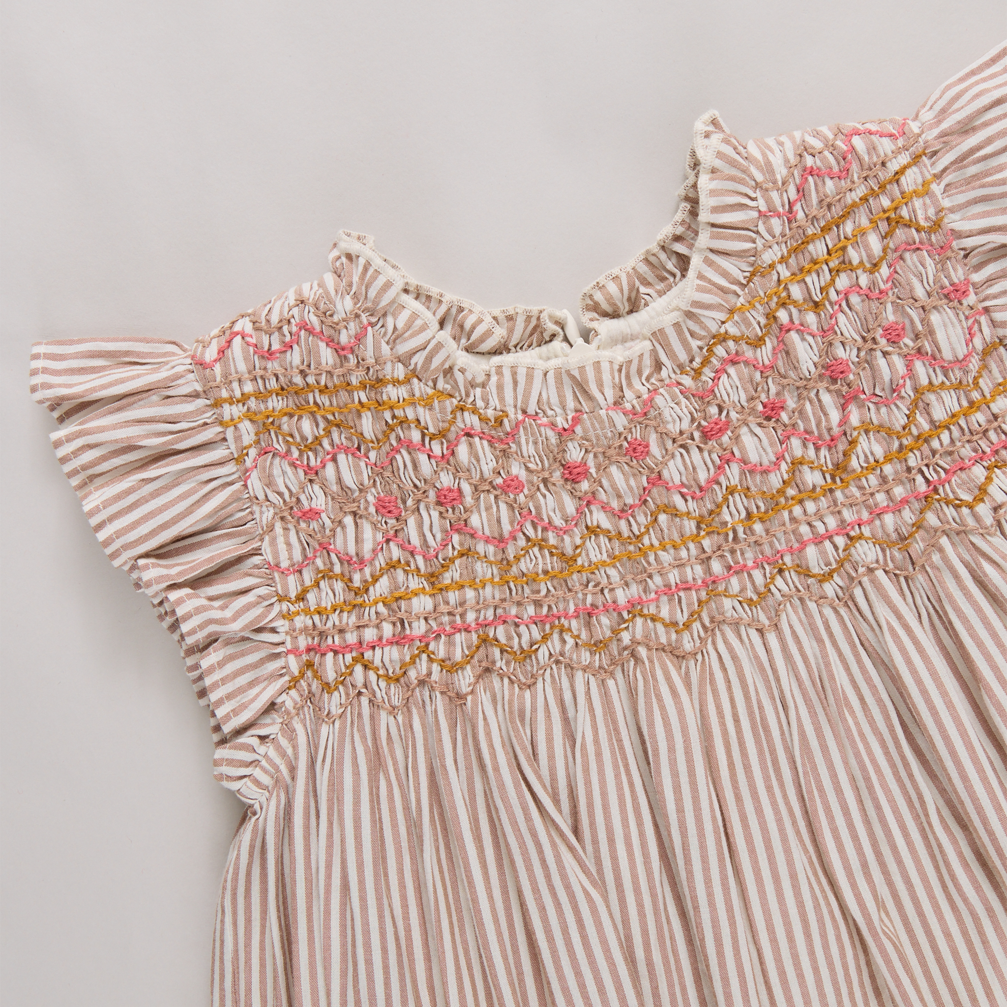 Tawny Brown Stripe Stevie Dress