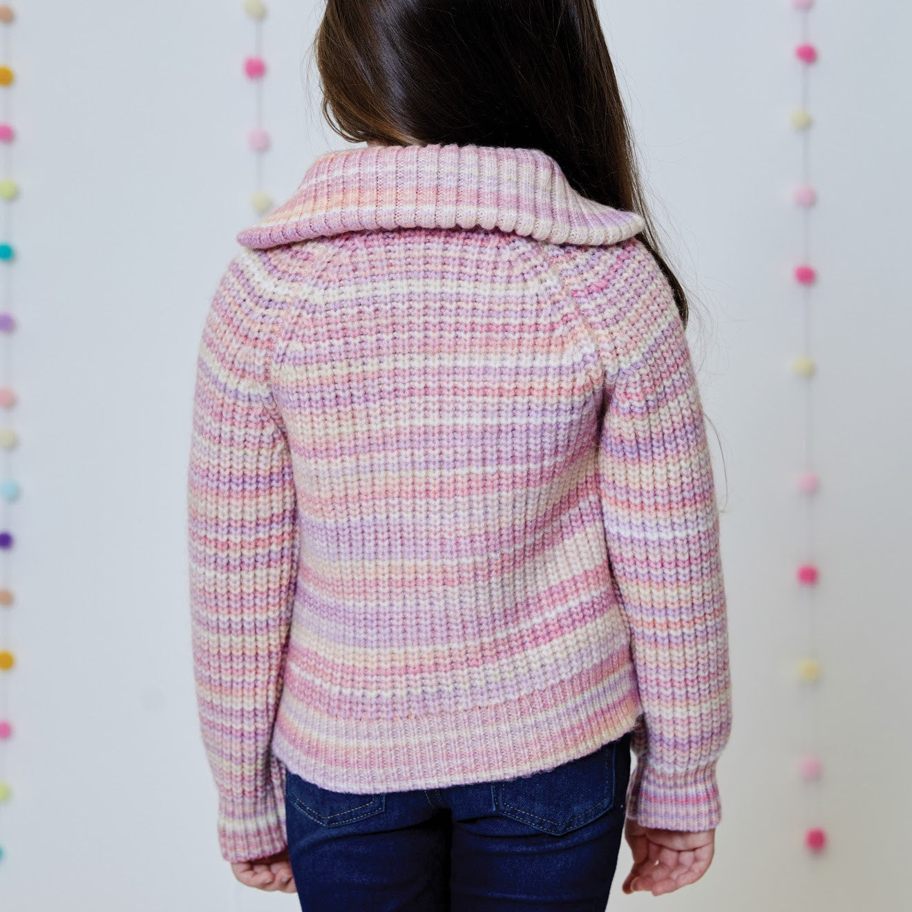 Pink/ Lilac Combo Sweater