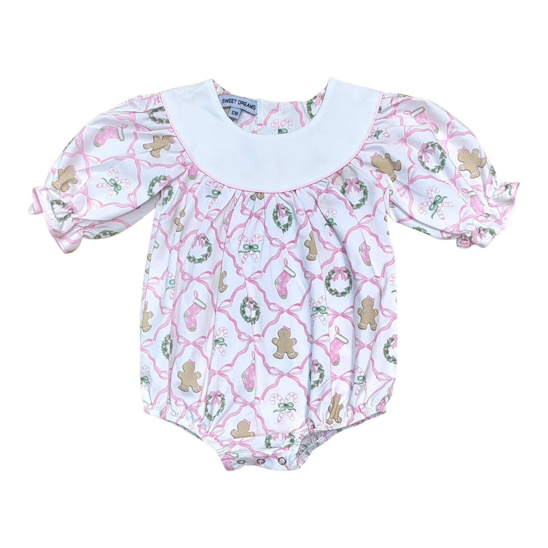 Pink Bows Christmas Bubble