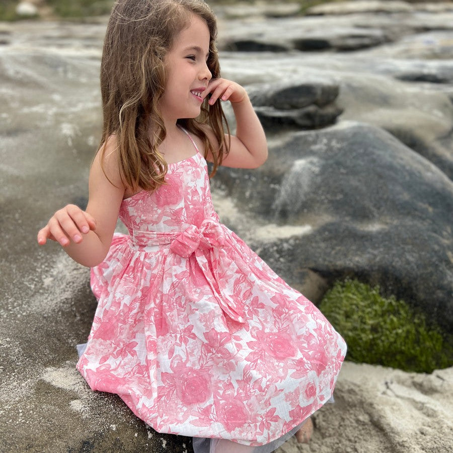 Pink Roses Dress