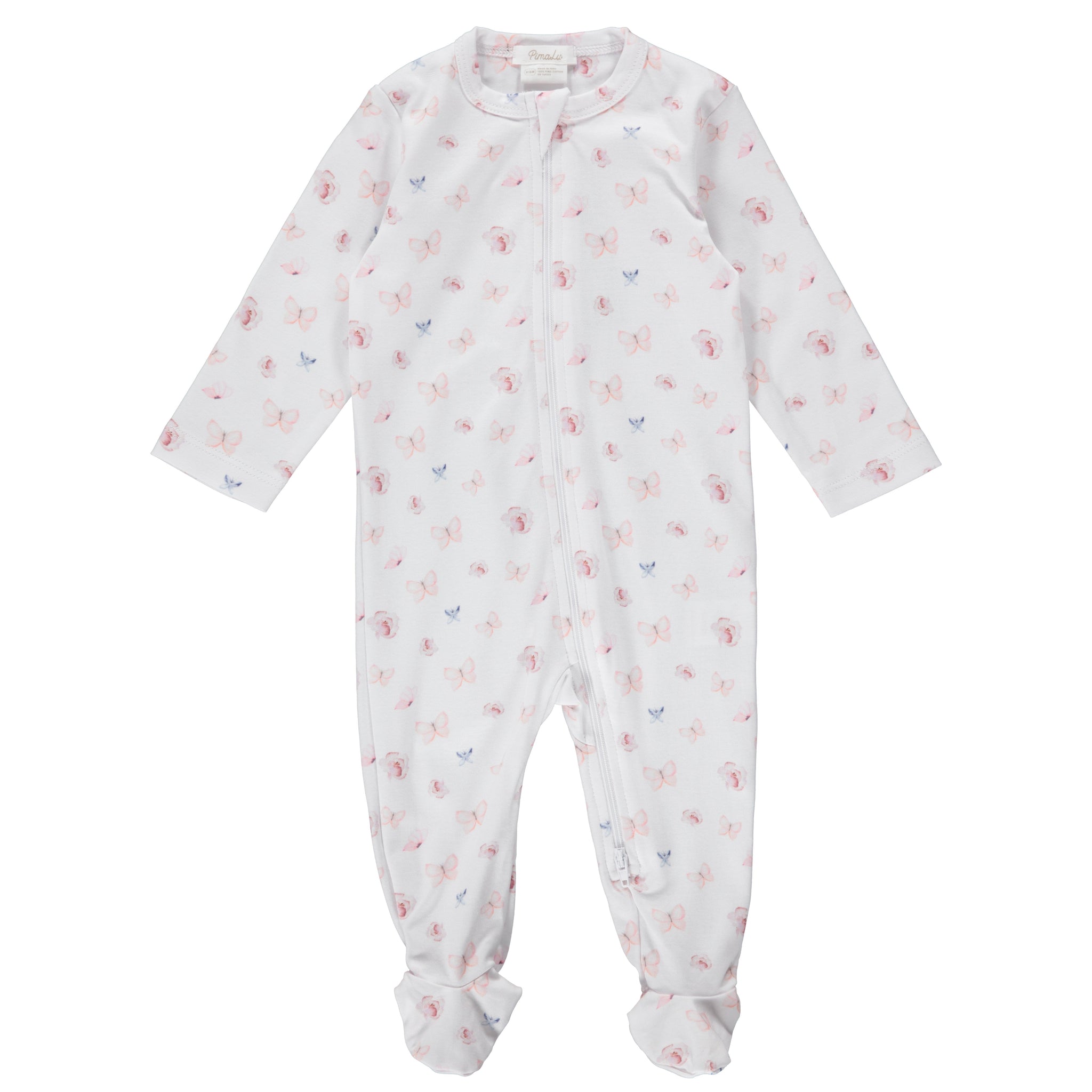 Cuddle & Kind Baby Butterfly and Butterfly Zip Footie