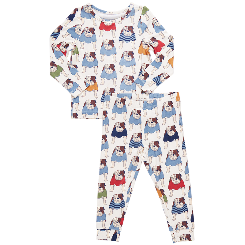 Bulldogs Bamboo PJ Set