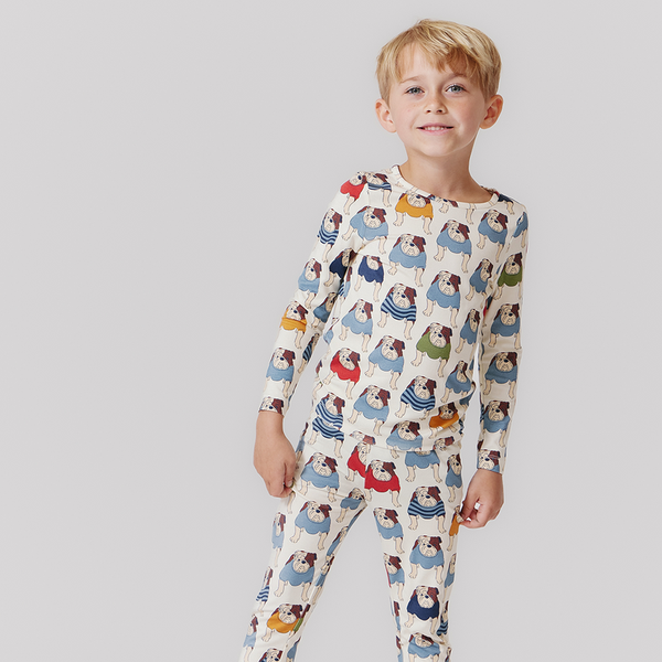 Bulldogs Bamboo PJ Set