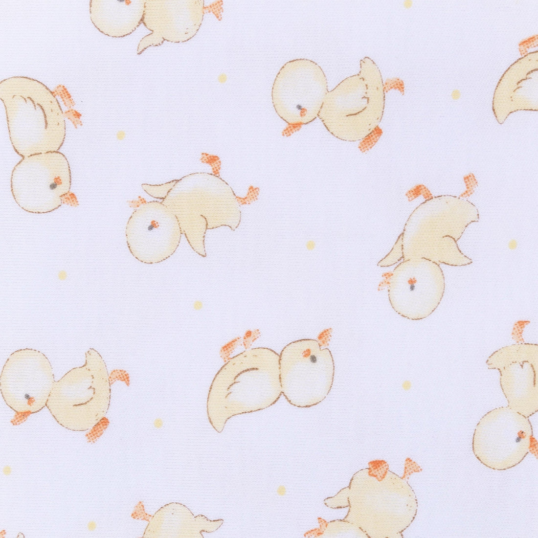 Downy Ducklings Print Zip Footie
