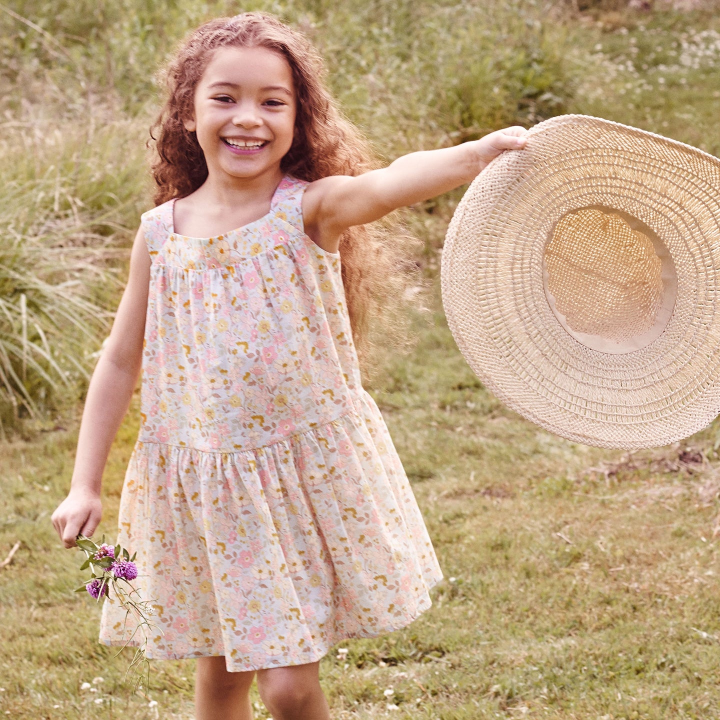 Esther Dress - Garden Flowers Printed 10Y / Garden Flowers Multico. Printed Esther Dress - Garden Flowers Printed 10Y / Garden Flowers Multico. Printed