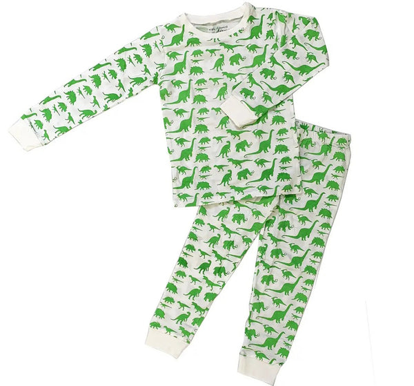 Green Dinos Organic Cotton Pajamas