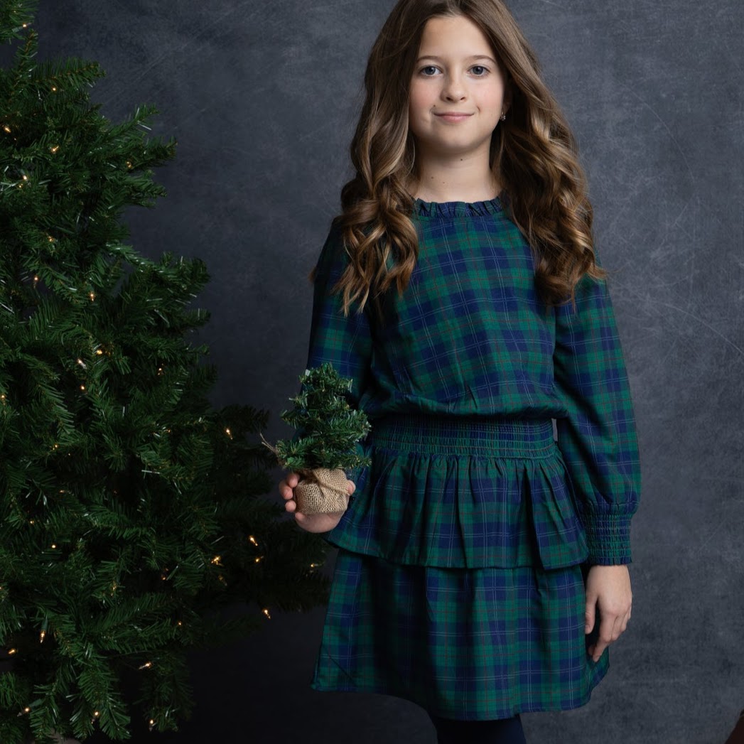 Long Sleeve Tiered Dress