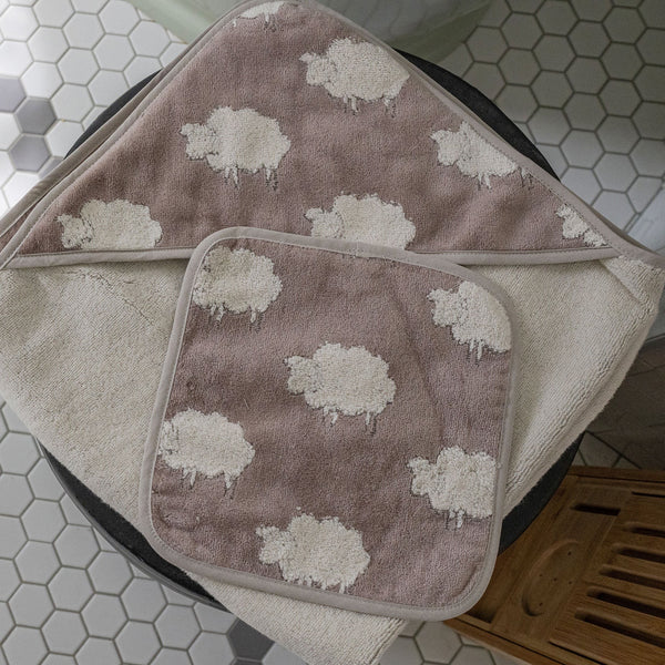 Sweet Sheep Hooded Towel Set
