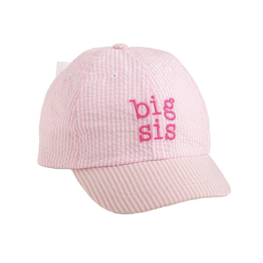 Bis Sis/ Big Bro Seersucker Caps