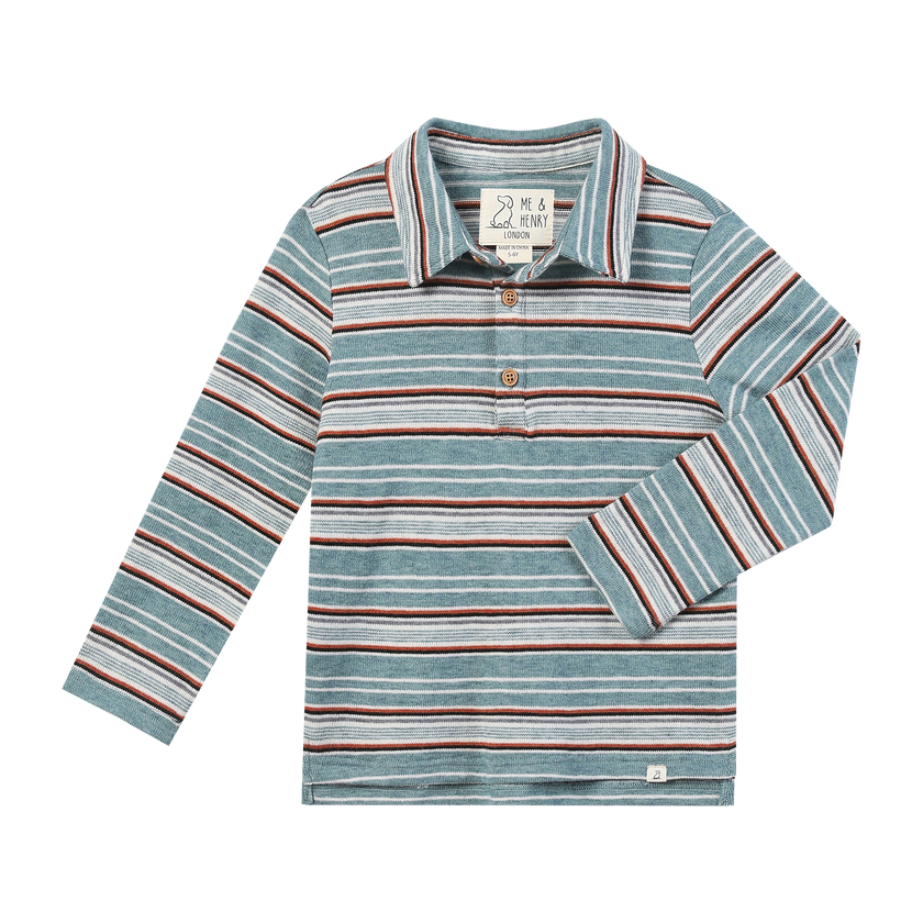 Harry Stripe Knitted Polo