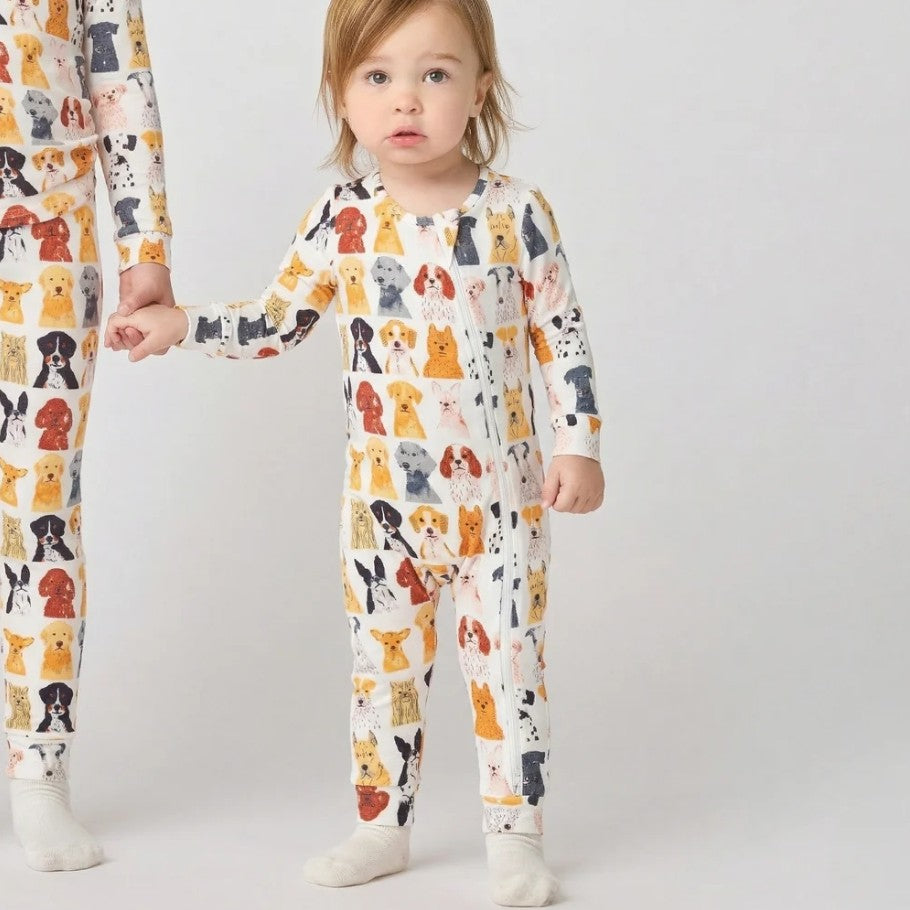 Watercolor Dogs Romper