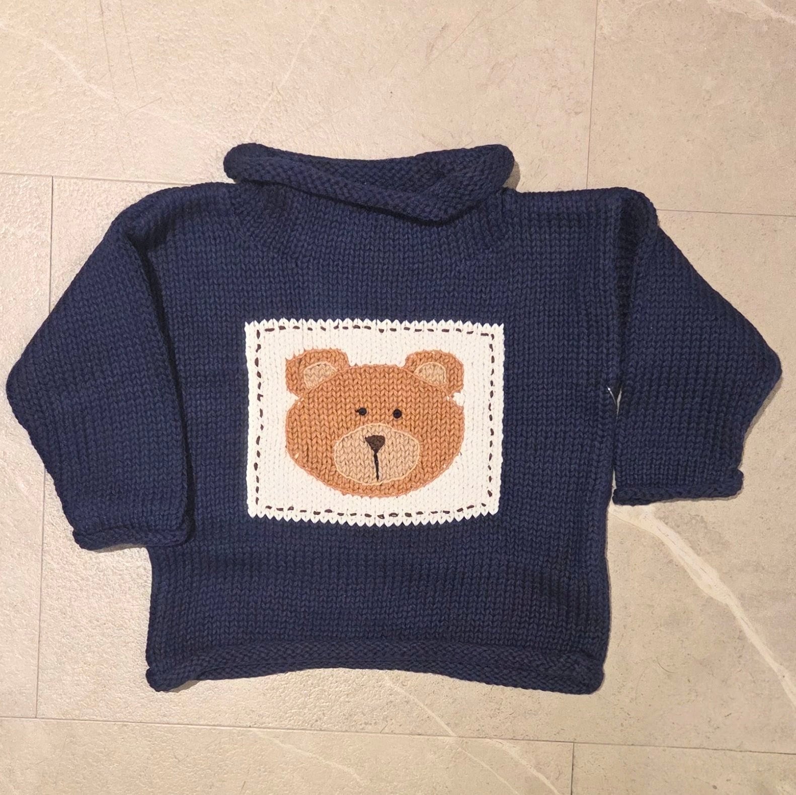 Bear Patch Rollneck Sweater