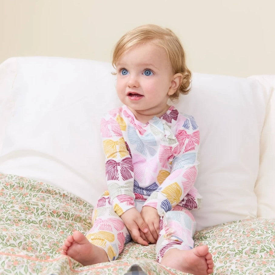 Bows Bamboo Ruffle Romper