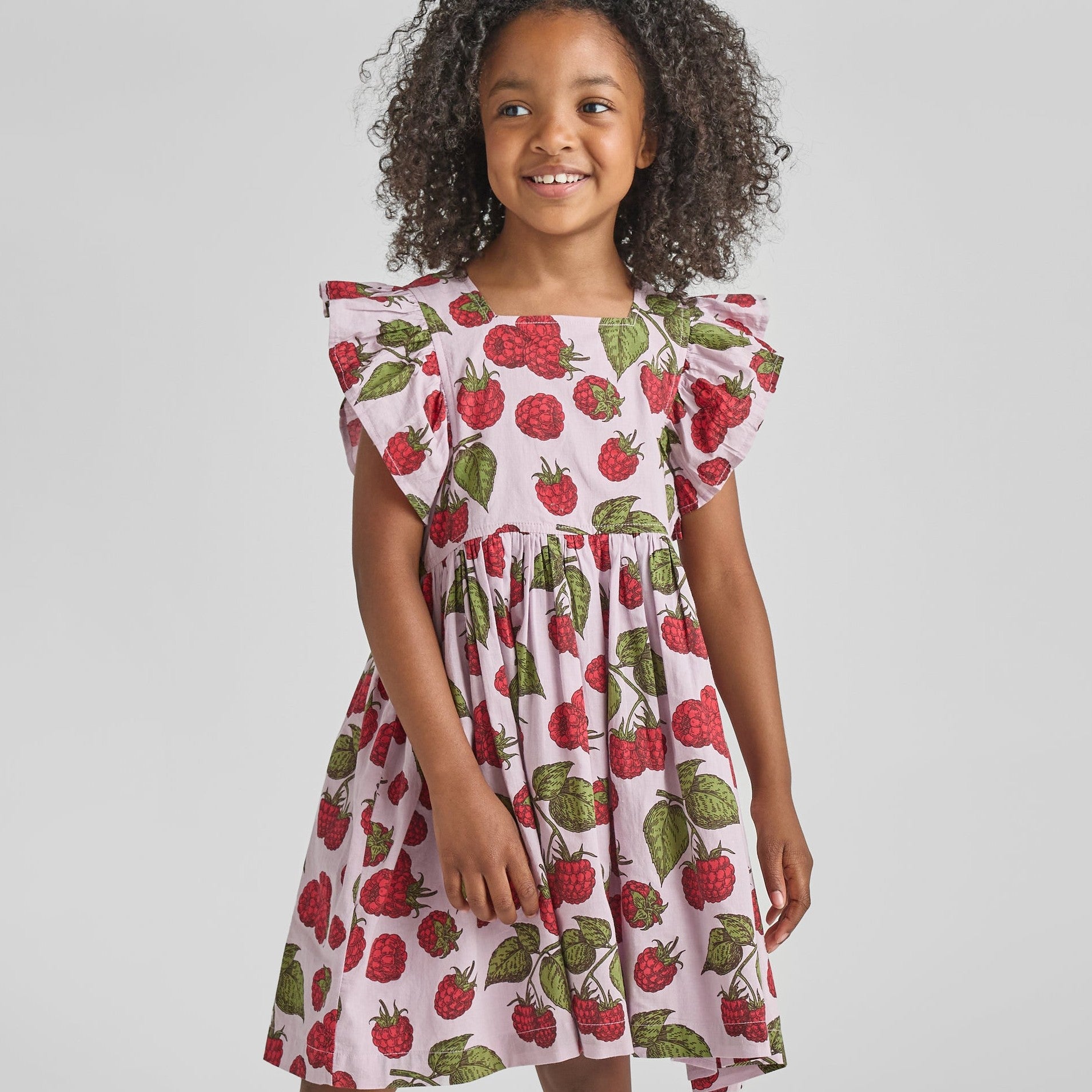 Lavender Raspberries Elsie Dress