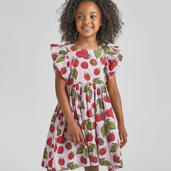 Lavender Raspberries Elsie Dress