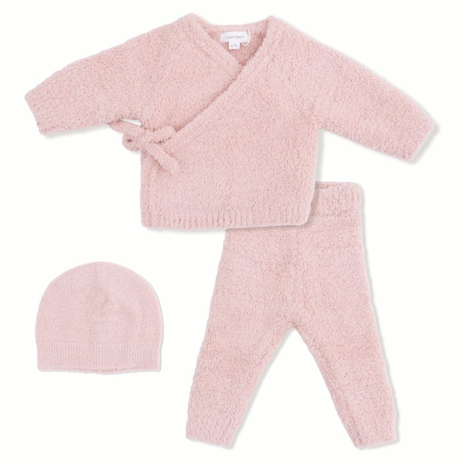 Blush Kimono Take Me Home 3 Piece Set