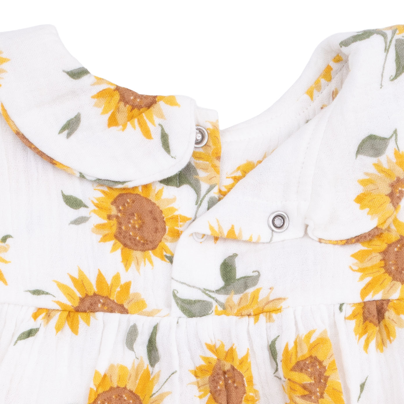 Sunflower Bubble with Peter Pan Collar