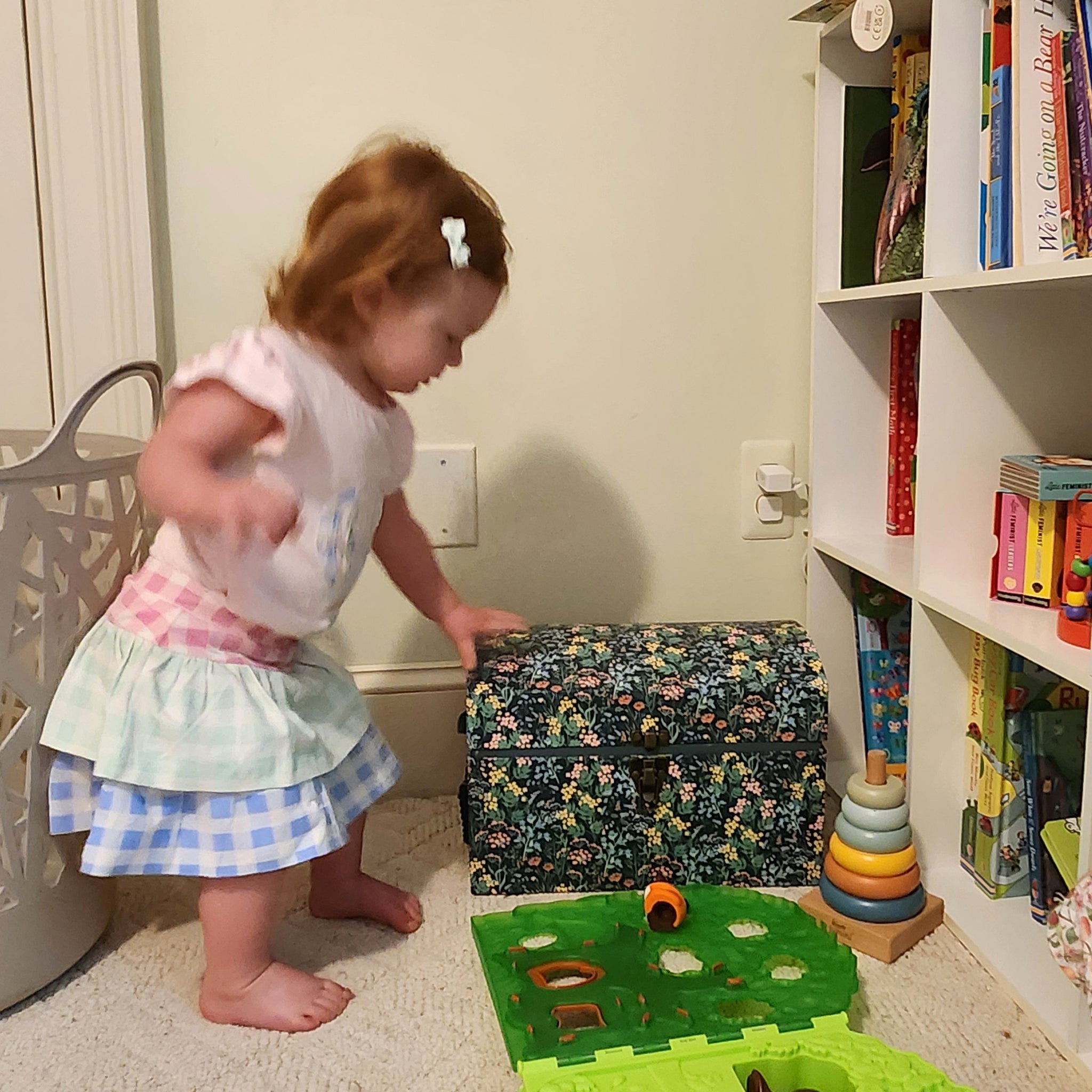 Tiered Check Skort Set