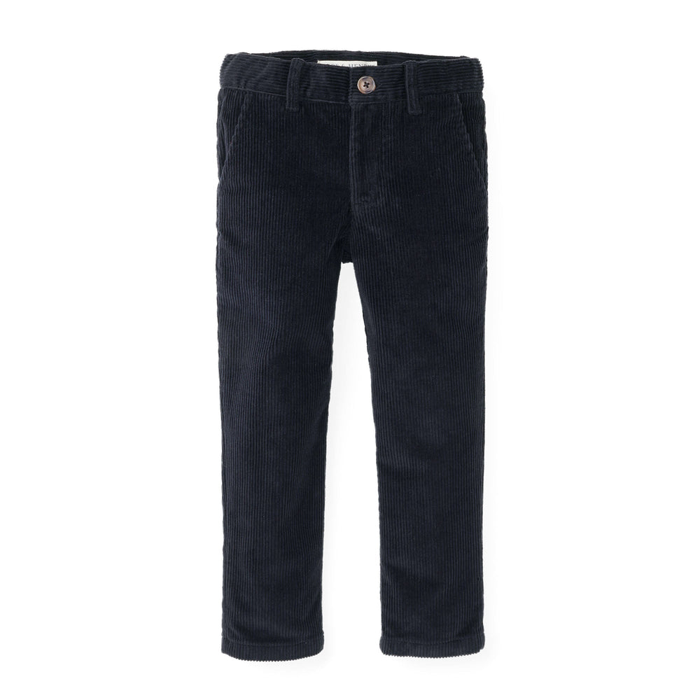 Organic Black Corduroy Pant