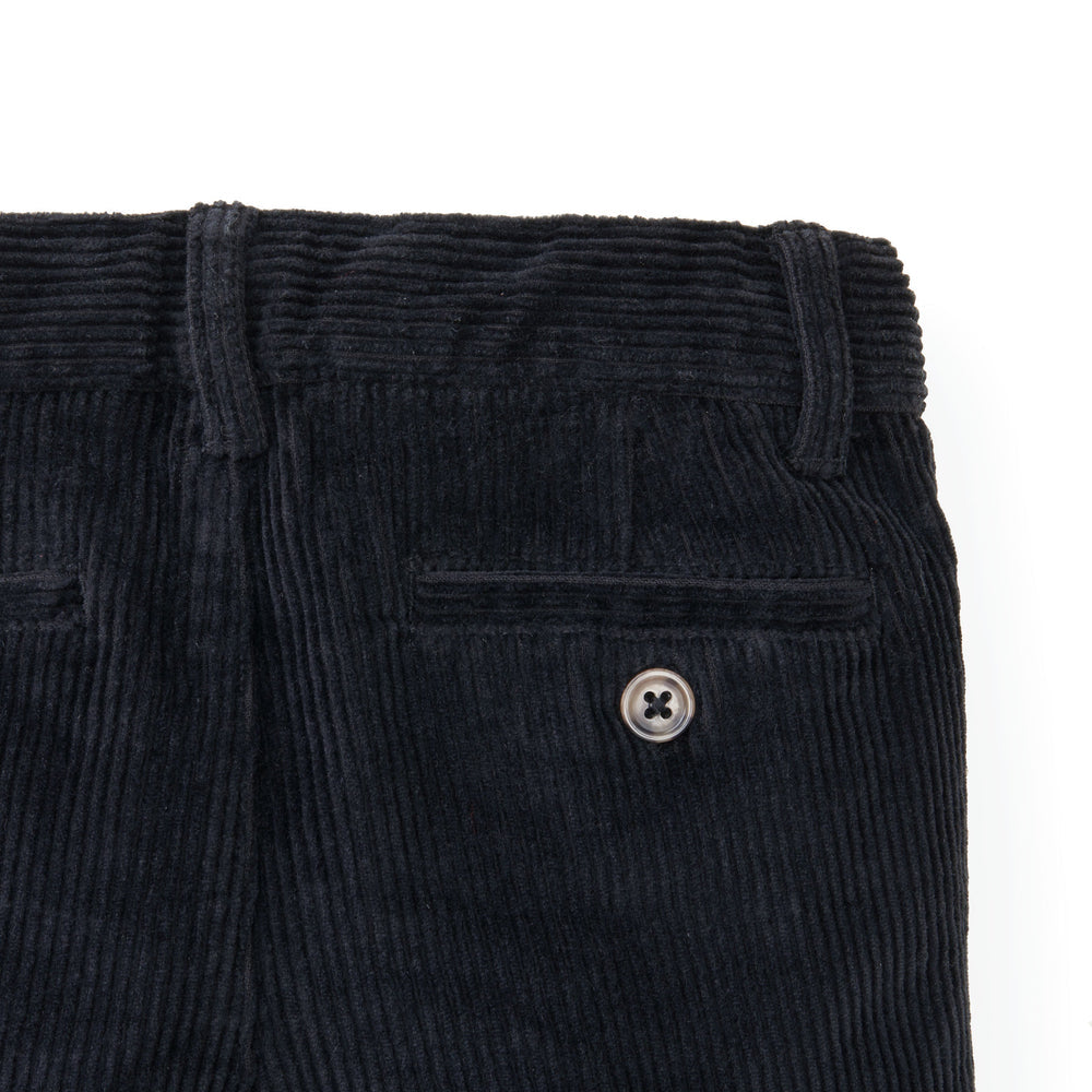 Organic Black Corduroy Pant
