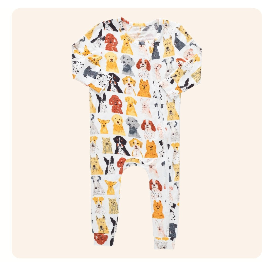 Watercolor Dogs Romper