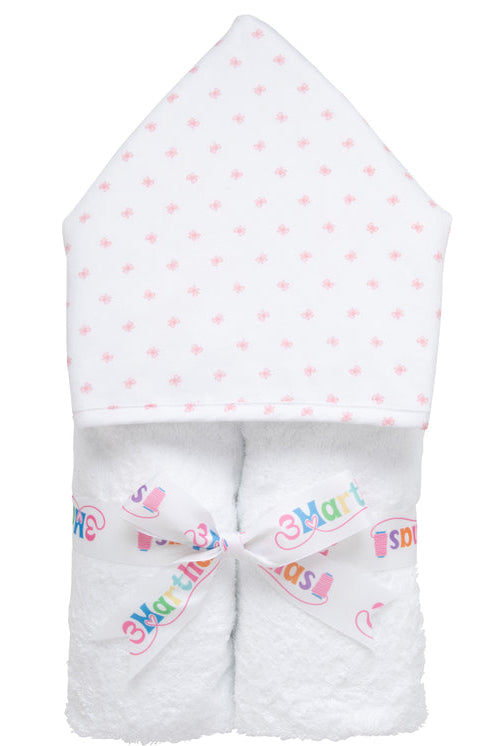 Pink Bow Fabric Everykid Towel