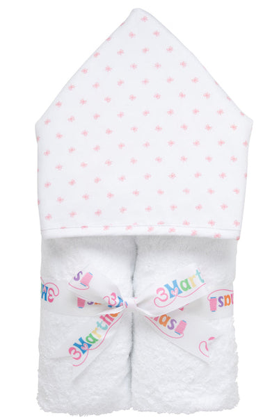 Pink Bow Fabric Everykid Towel